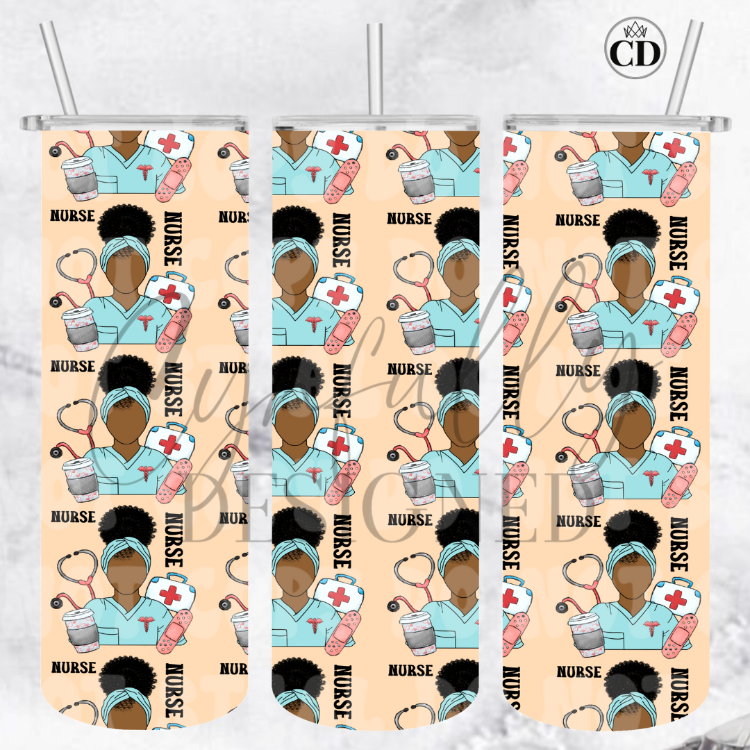 Black Nurse Tumbler (20oz Tumbler)