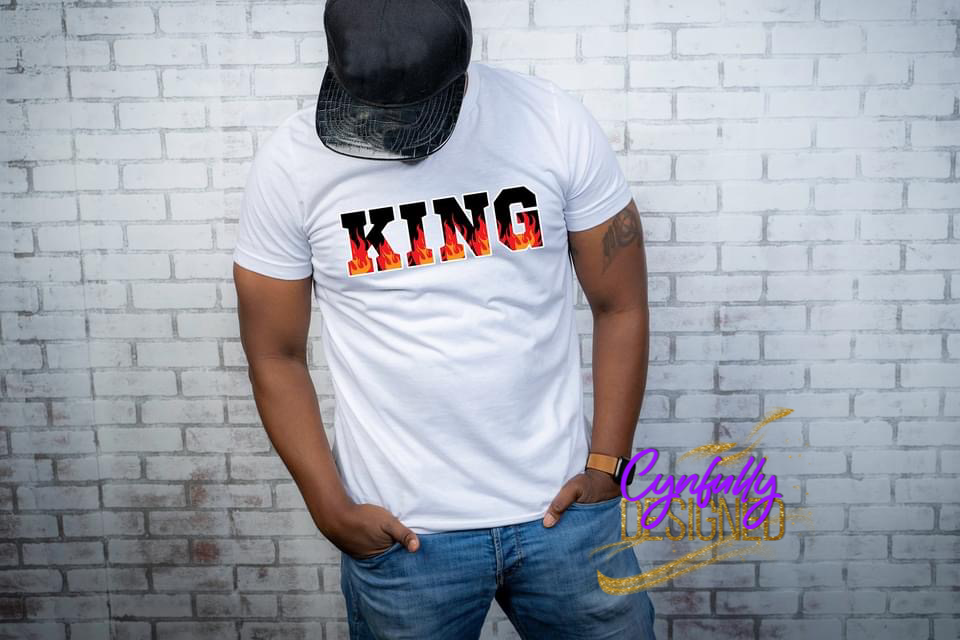 King Flames Shirt - - Cynfully Designed
