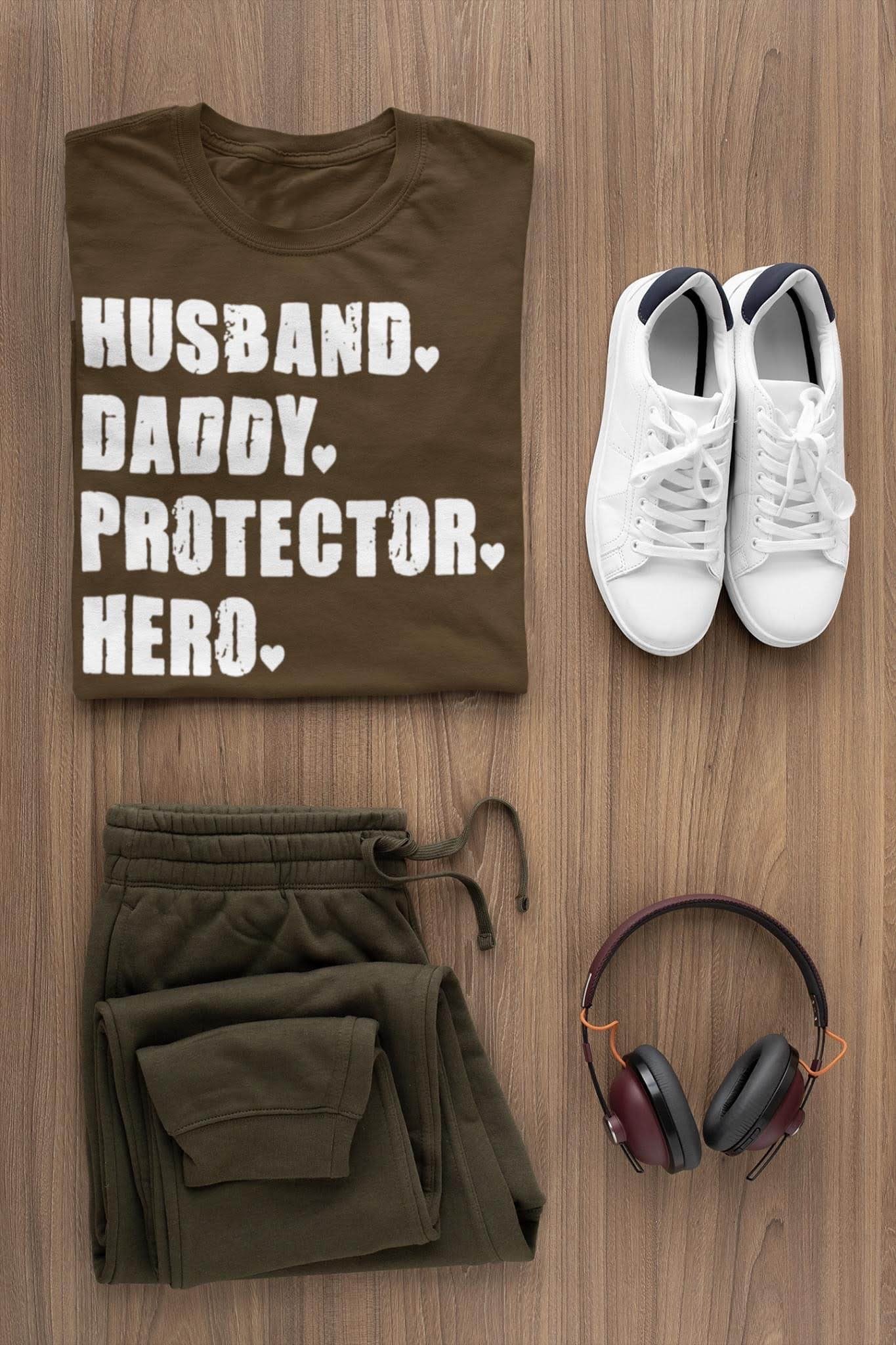 Husband Daddy Protector Hero - - Cynfully Designed