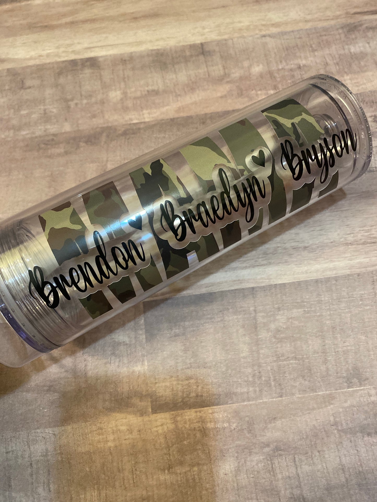 Custom Skinny Acrylic Tumbler - - Cynfully Designed