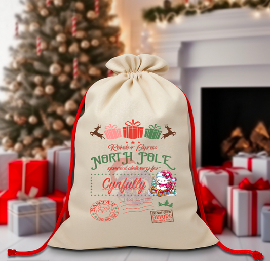 Custom Santa Sack for Christmas,