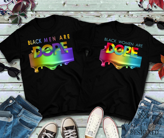 Black Men Are Dope Shirt -  - Cynfully Designed