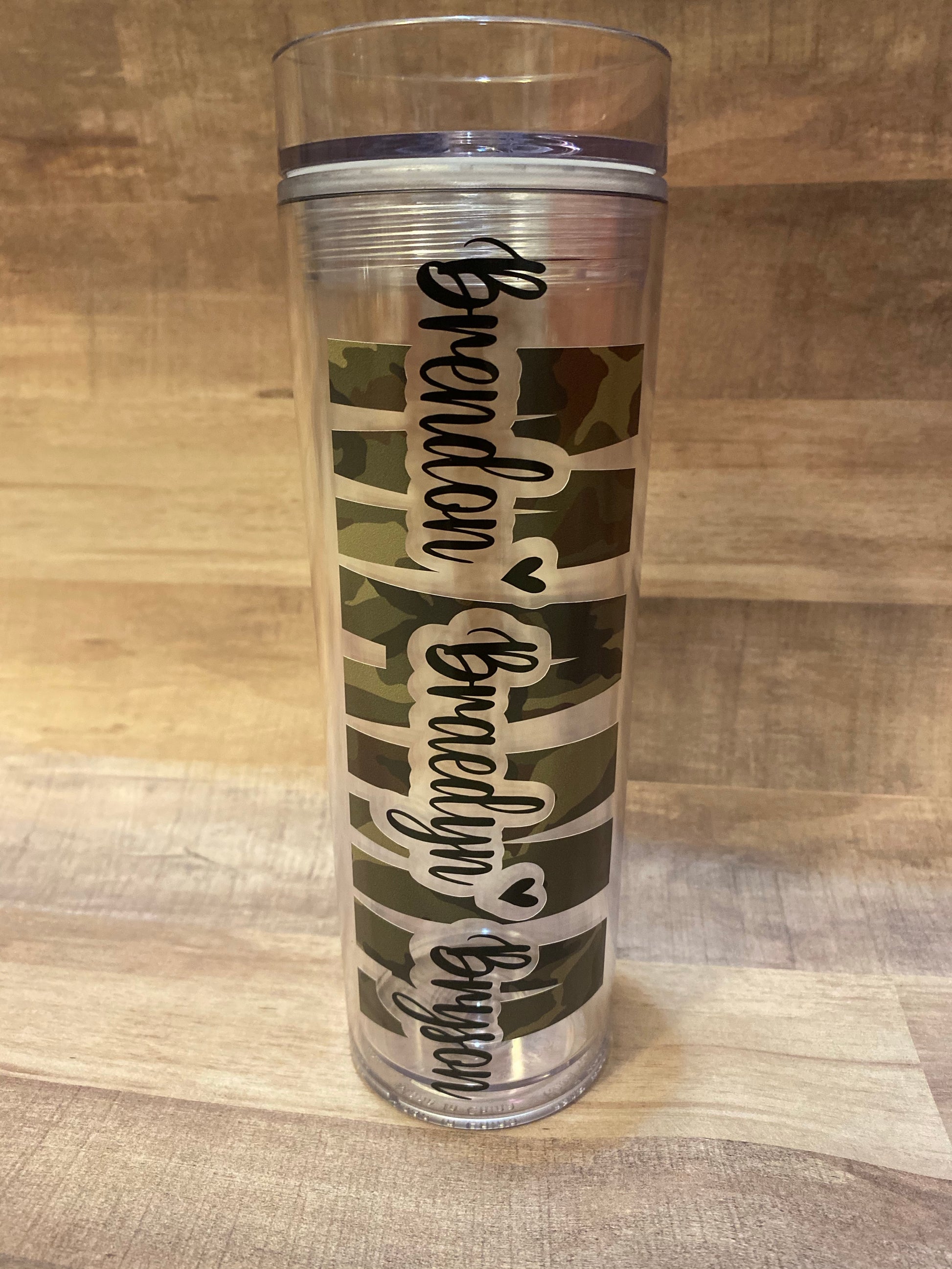 Custom Skinny Acrylic Tumbler -  - Cynfully Designed