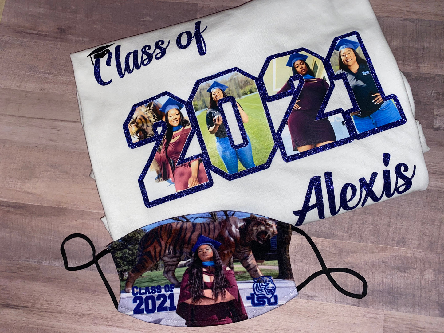 Custom Graduation Graduate Photo Shirt Class of 2022 2023 2024 -  - Cynfully Designed